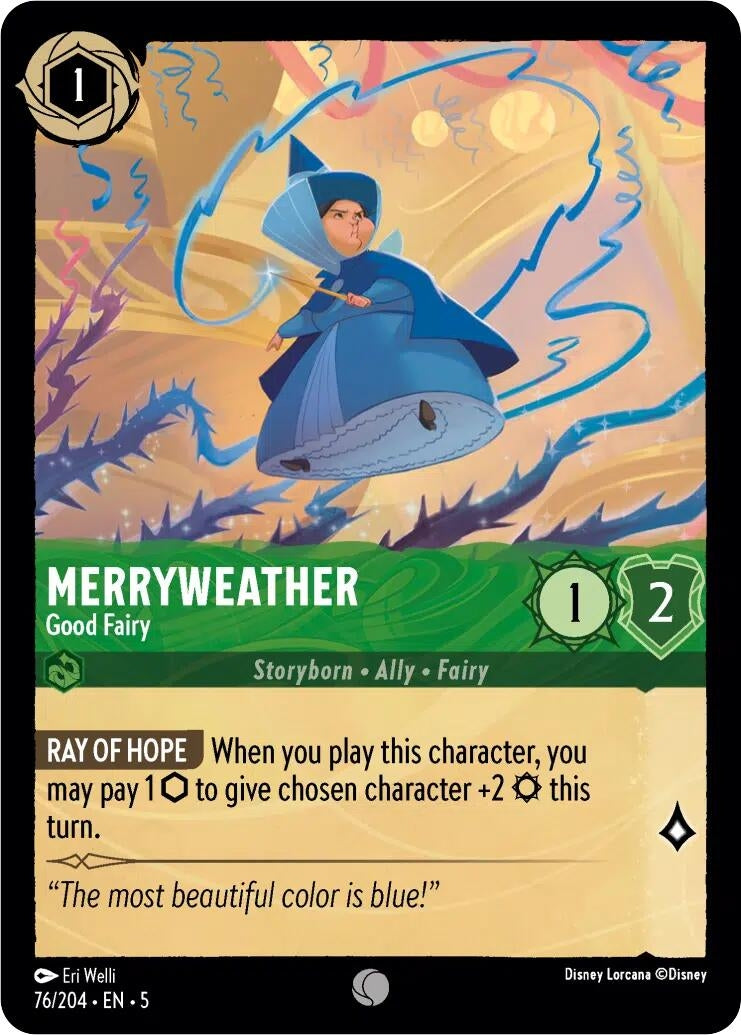 Merryweather - Good Fairy (76) (5) - Disney Lorcana Single