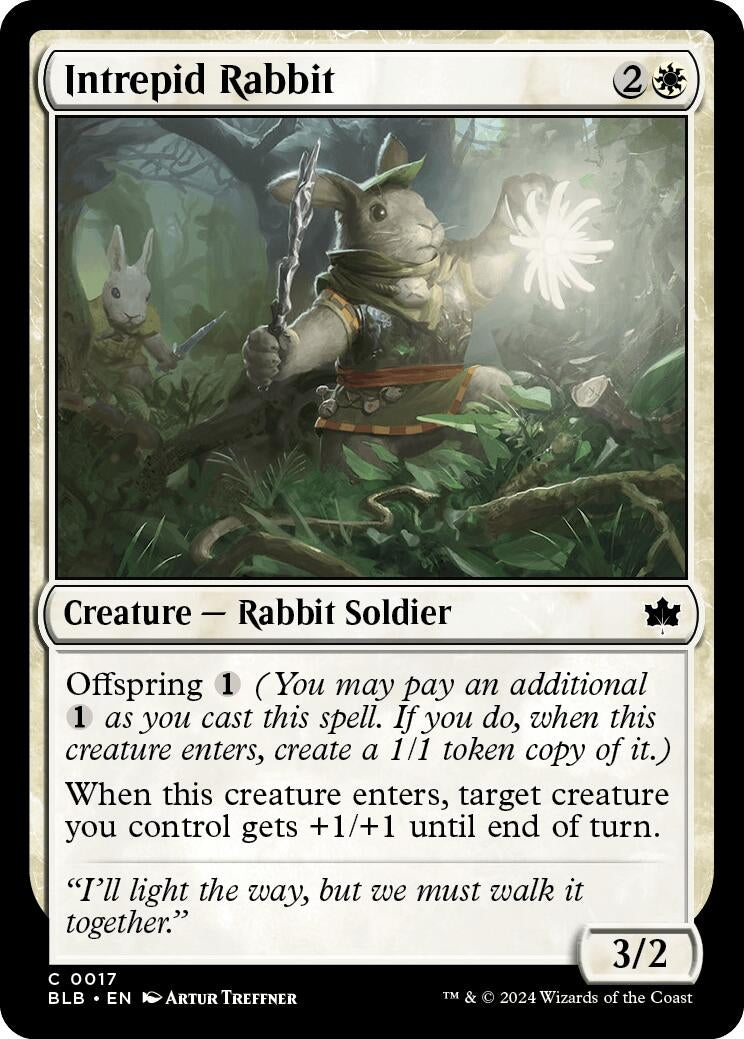Intrepid Rabbit (17) [BLB] - MTG Single