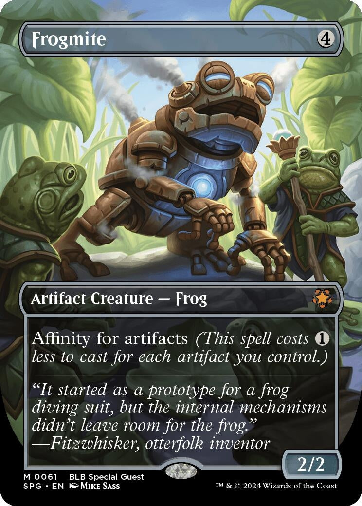 Frogmite (Borderless) (61) [SPG] - MTG Single