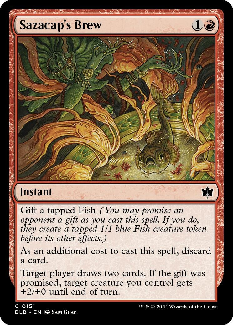 Sazacap’s Brew (151) [BLB] - MTG Single