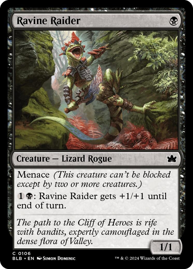 Ravine Raider (106) [BLB] - MTG Single