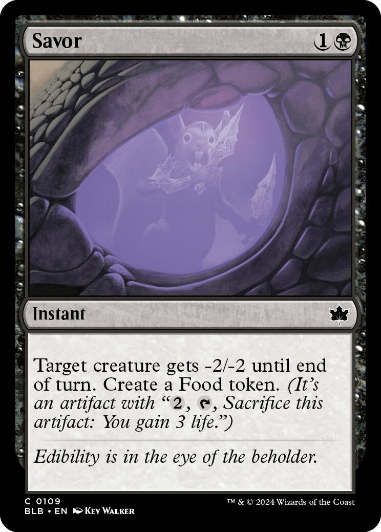 Savor (109) [BLB] - MTG Single