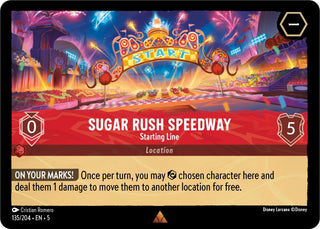 Sugar Rush Speedway - Starting Line (135) (5) - Disney Lorcana Single