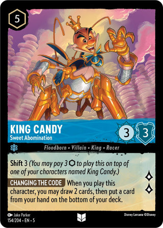 King Candy - Sweet Abomination (154) (5) - Disney Lorcana Single