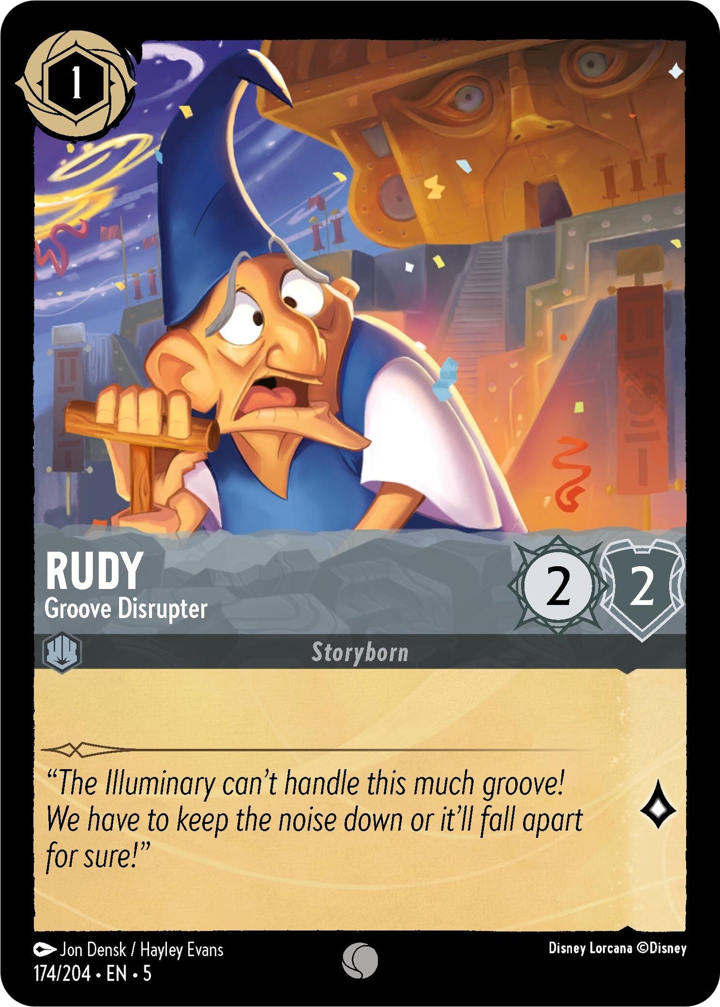 Rudy - Groove Disrupter (174) (5) - Disney Lorcana Single