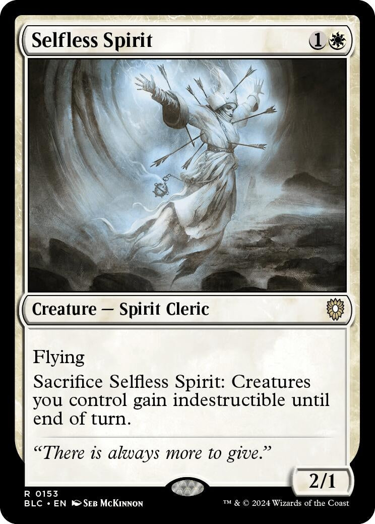 Selfless Spirit (153) [BLC] - MTG Single