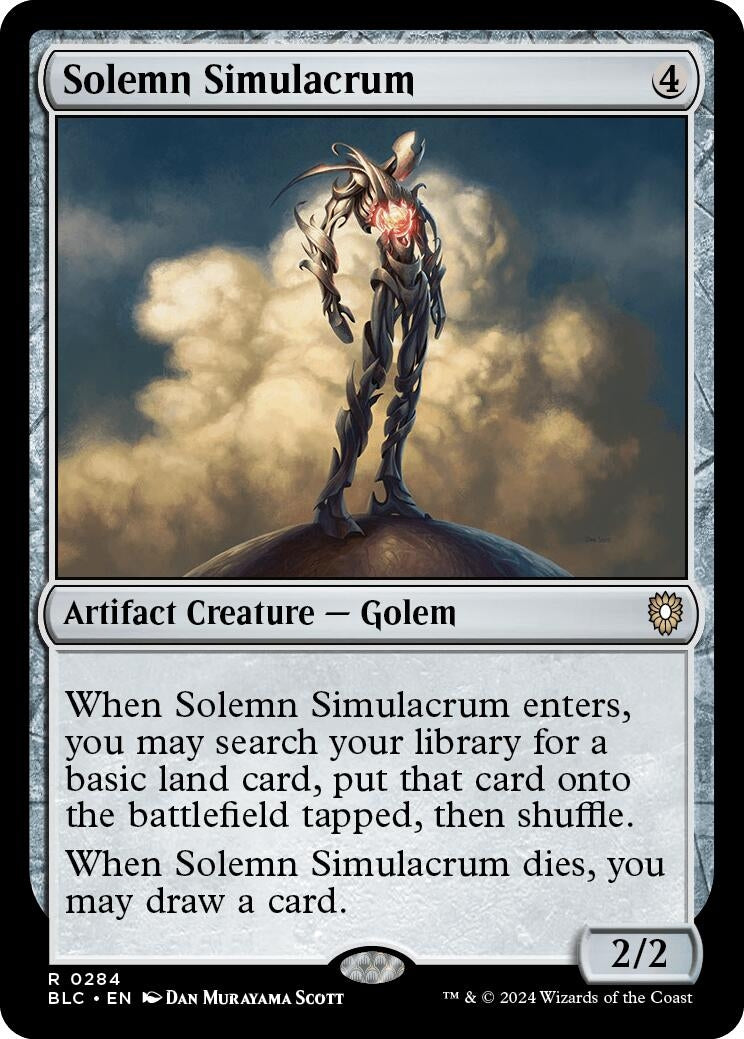 Solemn Simulacrum (284) [BLC] - MTG Single
