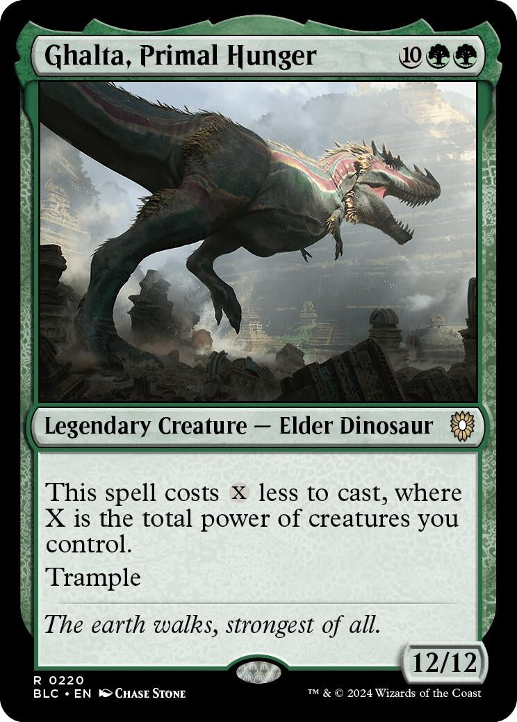 Ghalta Primal Hunger (220) [BLC] - MTG Single