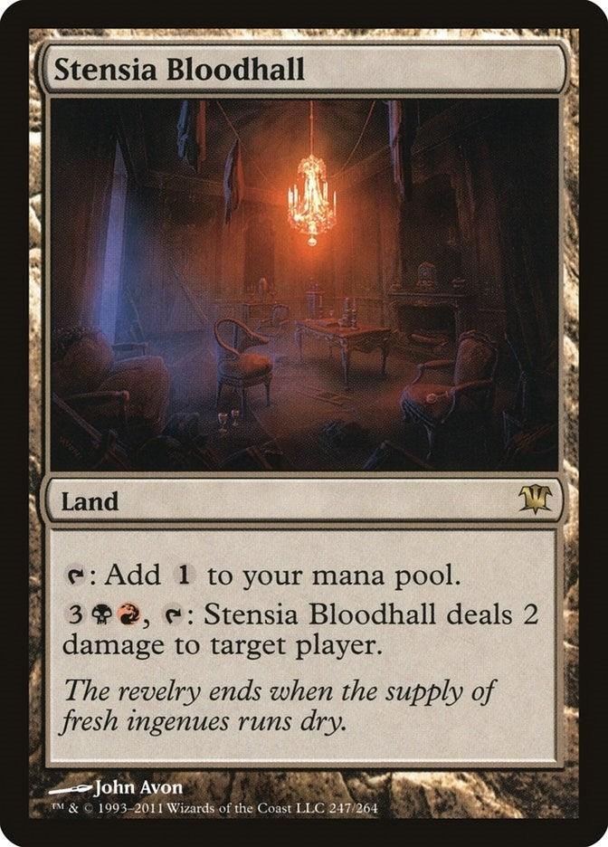 Stensia Bloodhall (247) [ISD] - MTG Single