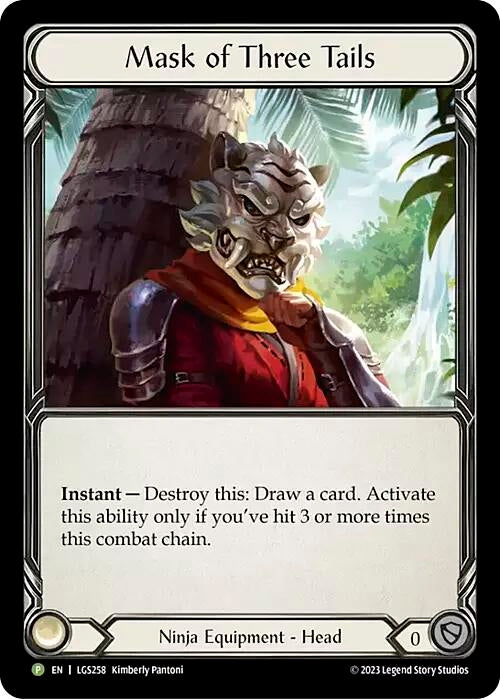 Mask of Three Tails - LGS258 (258) [PR] - Flesh and Blood TCG Single