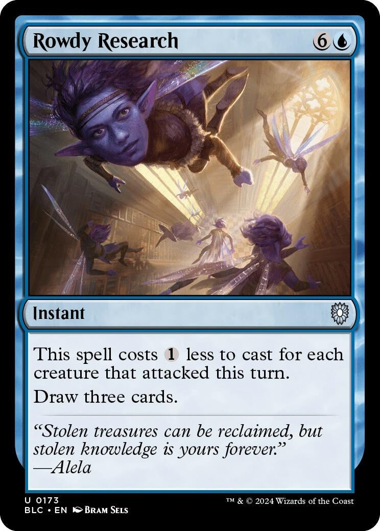 Rowdy Research (173) [BLC] - MTG Single