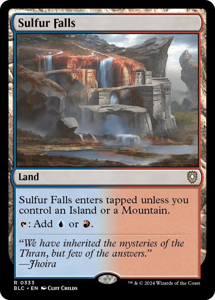 Sulfur Falls (333) [BLC] - MTG Single