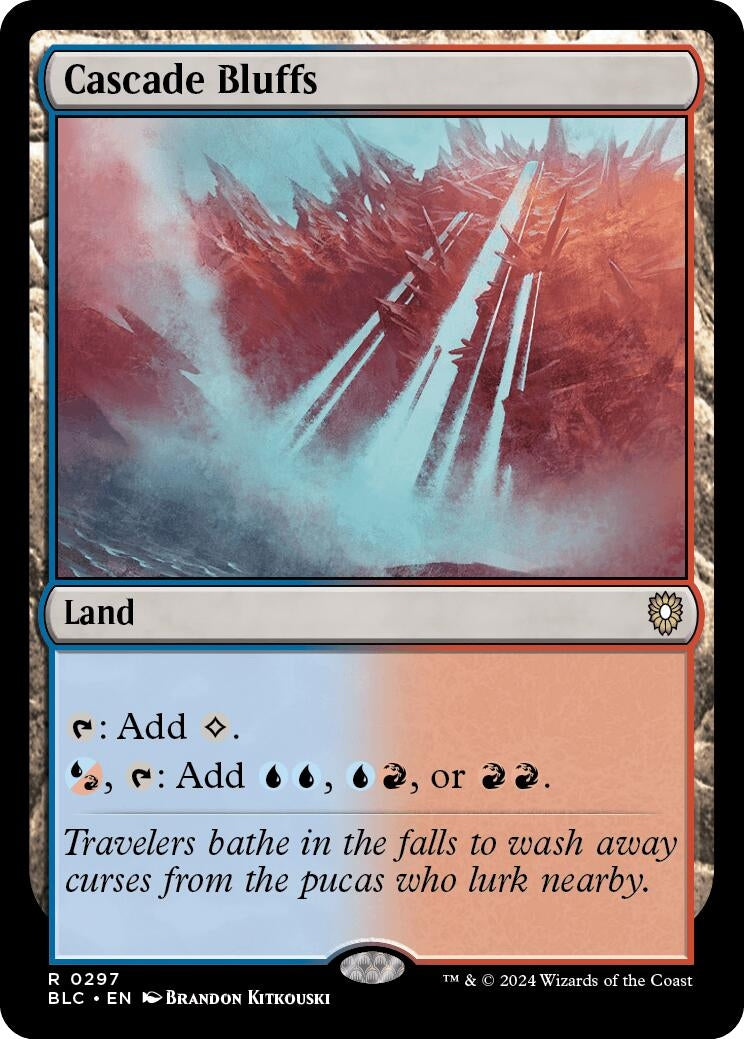 Cascade Bluffs (297) [BLC] - MTG Single