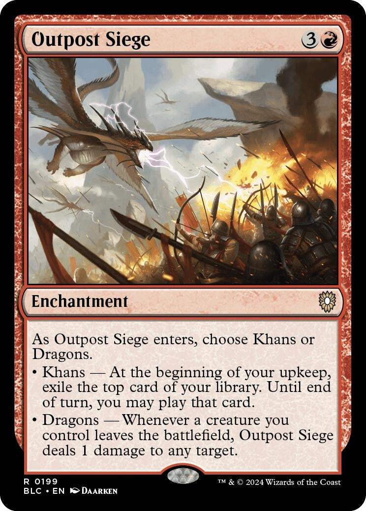 Outpost Siege (199) [BLC] - MTG Single