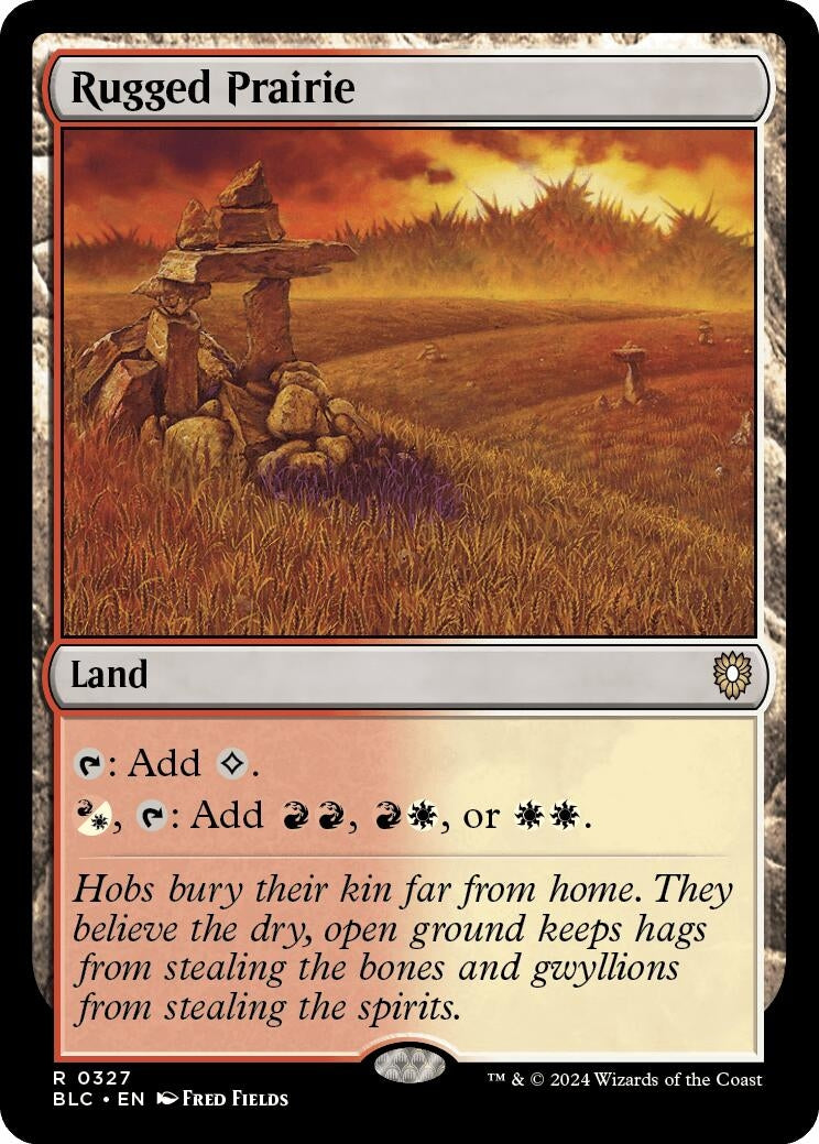 Rugged Prairie (327) [BLC] - MTG Single