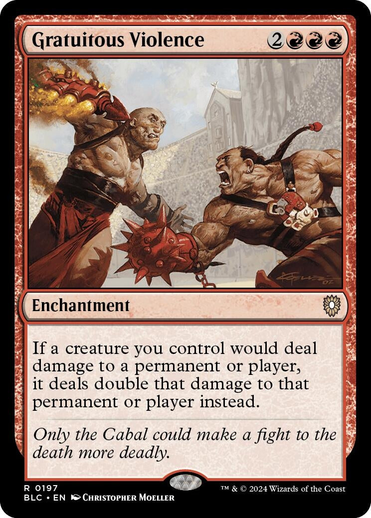 Gratuitous Violence (197) [BLC] - MTG Single