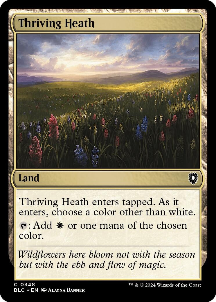 Thriving Heath (348) [BLC] - MTG Single