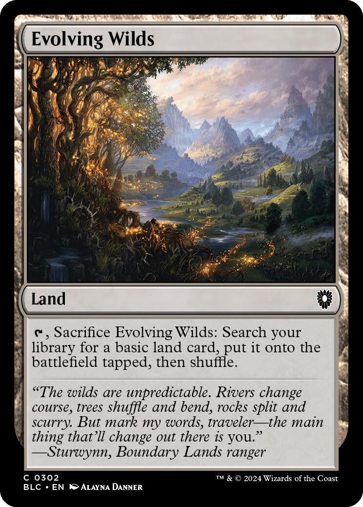 Evolving Wilds (302) [BLC] - MTG Single