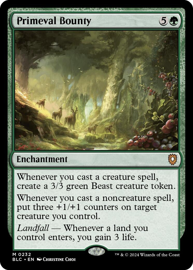 Primeval Bounty (232) [BLC] - MTG Single