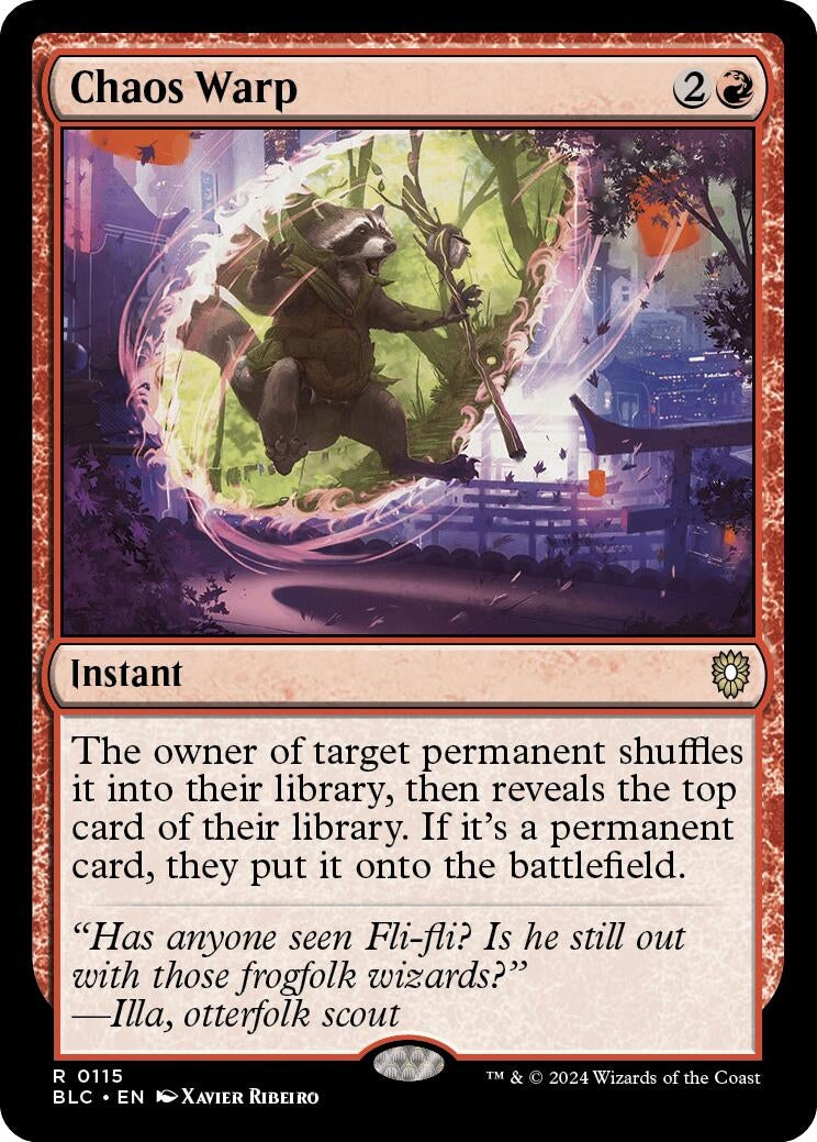 Chaos Warp (115) [BLC] - MTG Single