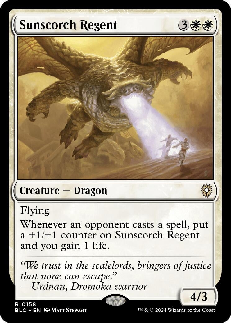 Sunscorch Regent (158) [BLC] - MTG Single