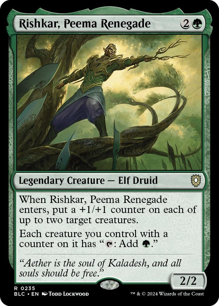 Rishkar Peema Renegade (235) [BLC] - MTG Single