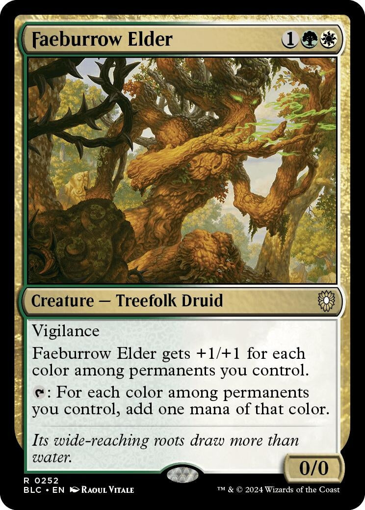 Faeburrow Elder (252) [BLC] - MTG Single