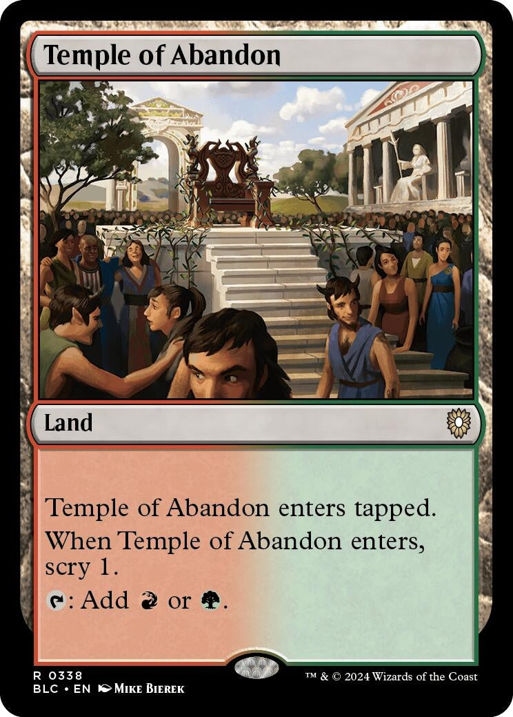 Temple of Abandon (338) [BLC] - MTG Single
