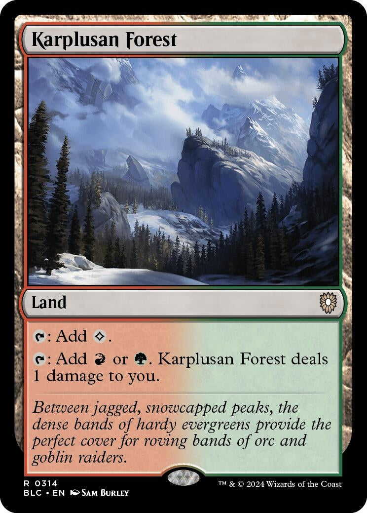 Karplusan Forest (314) [BLC] - MTG Single