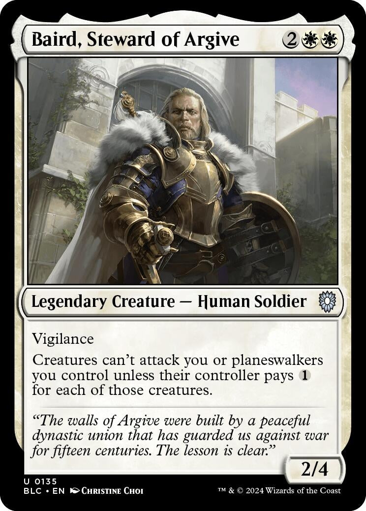 Image for Baird, Steward of Argive (135) (Bloomburrow) - Magic: The Gathering