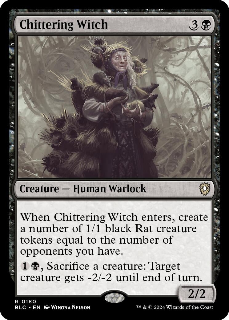 Chittering Witch (180) [BLC] - MTG Single