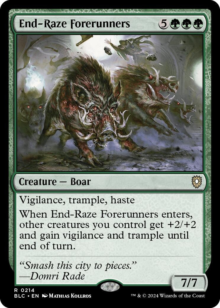 End-Raze Forerunners (214) [BLC] - MTG Single