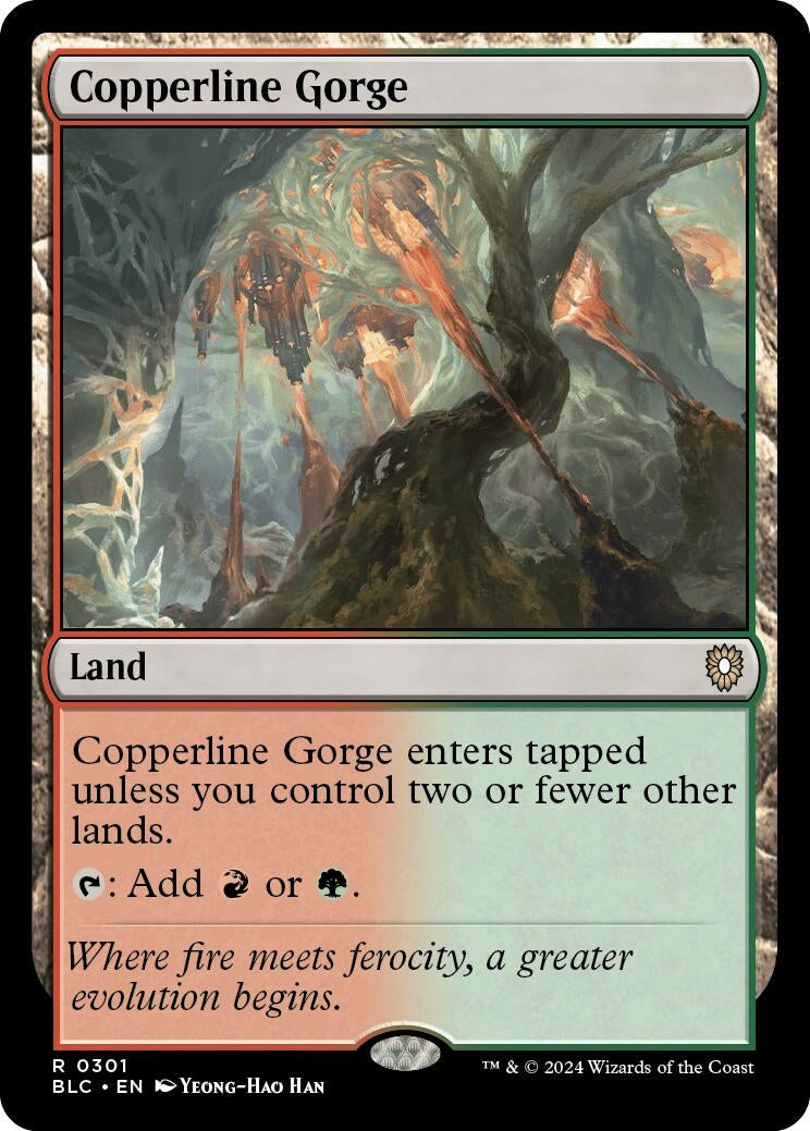 Copperline Gorge (301) [BLC] - MTG Single