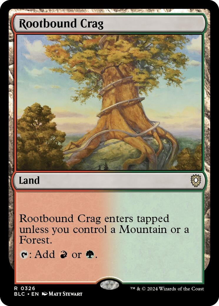 Rootbound Crag (326) [BLC] - MTG Single