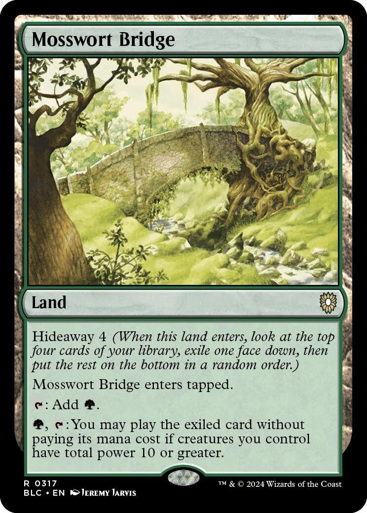 Mosswort Bridge (317) [BLC] - MTG Single