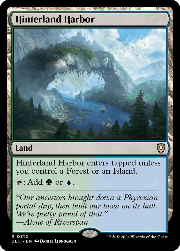 Hinterland Harbor (312) [BLC] - MTG Single