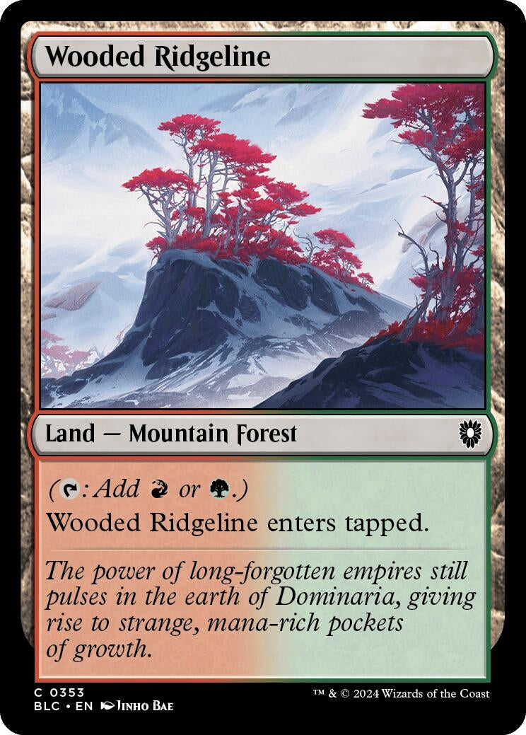 Wooded Ridgeline (353) [BLC] - MTG Single