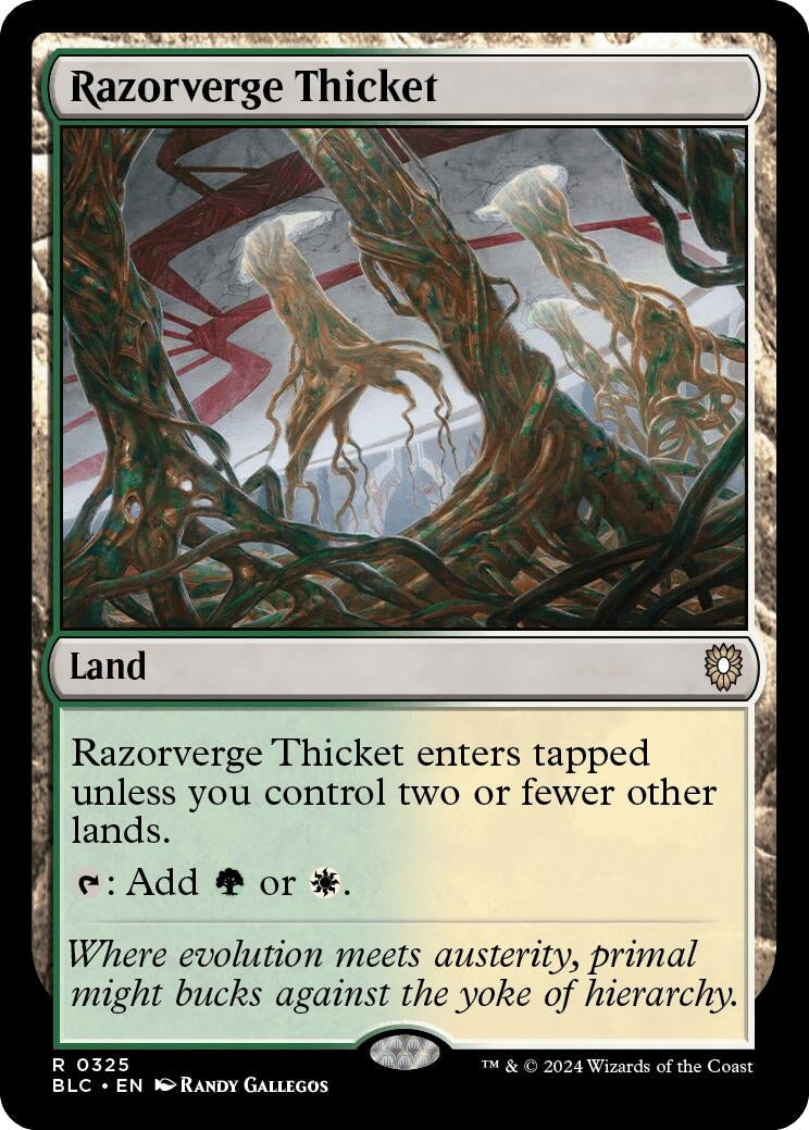 Razorverge Thicket (325) [BLC] - MTG Single