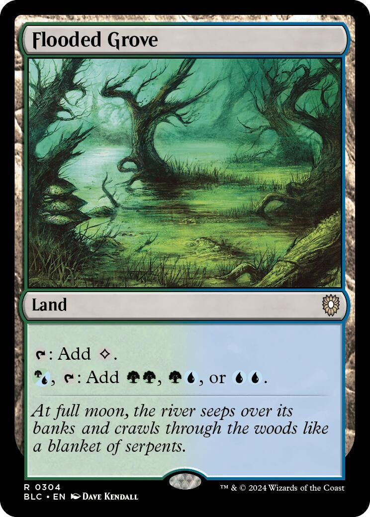 Flooded Grove (304) [BLC] - MTG Single