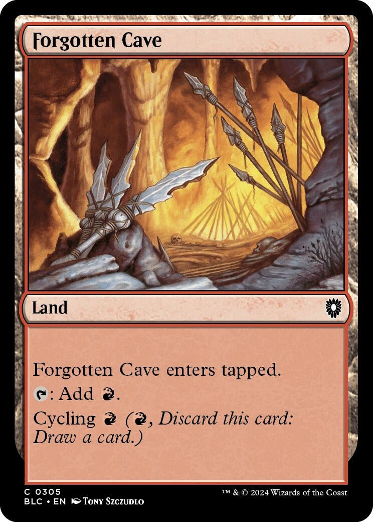 Forgotten Cave (305) [BLC] - MTG Single