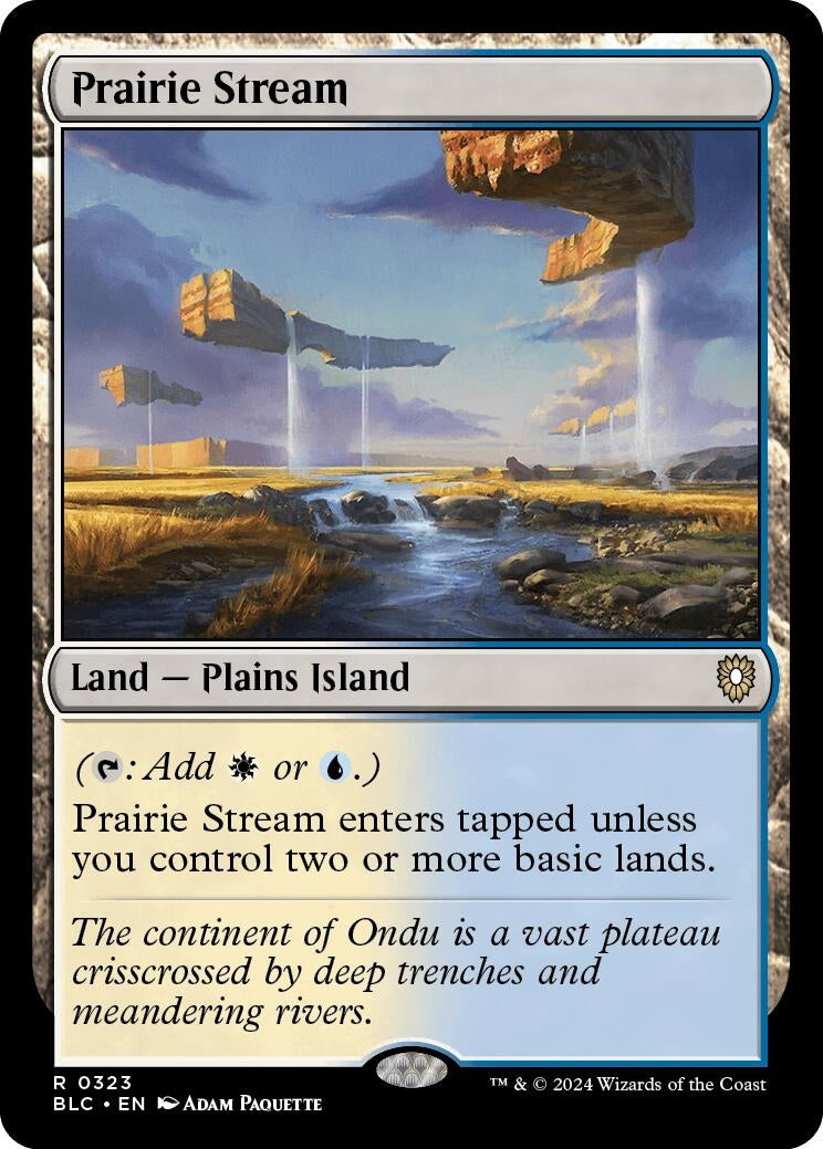 Prairie Stream (323) [BLC] - MTG Single
