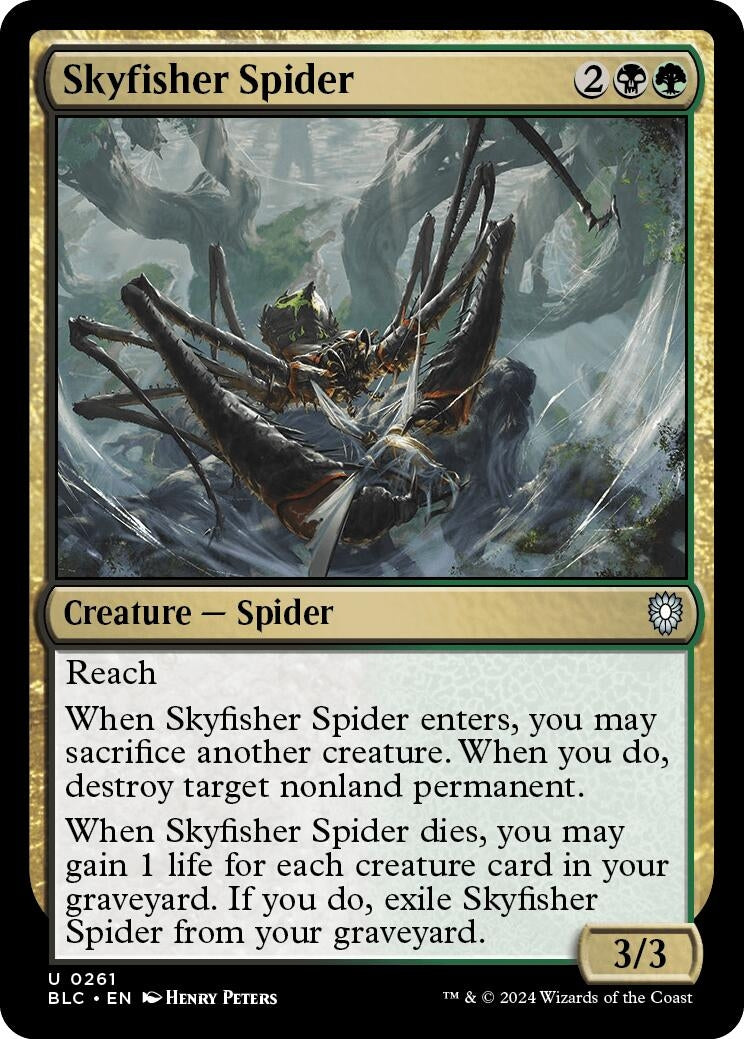 Skyfisher Spider (261) [BLC] - MTG Single