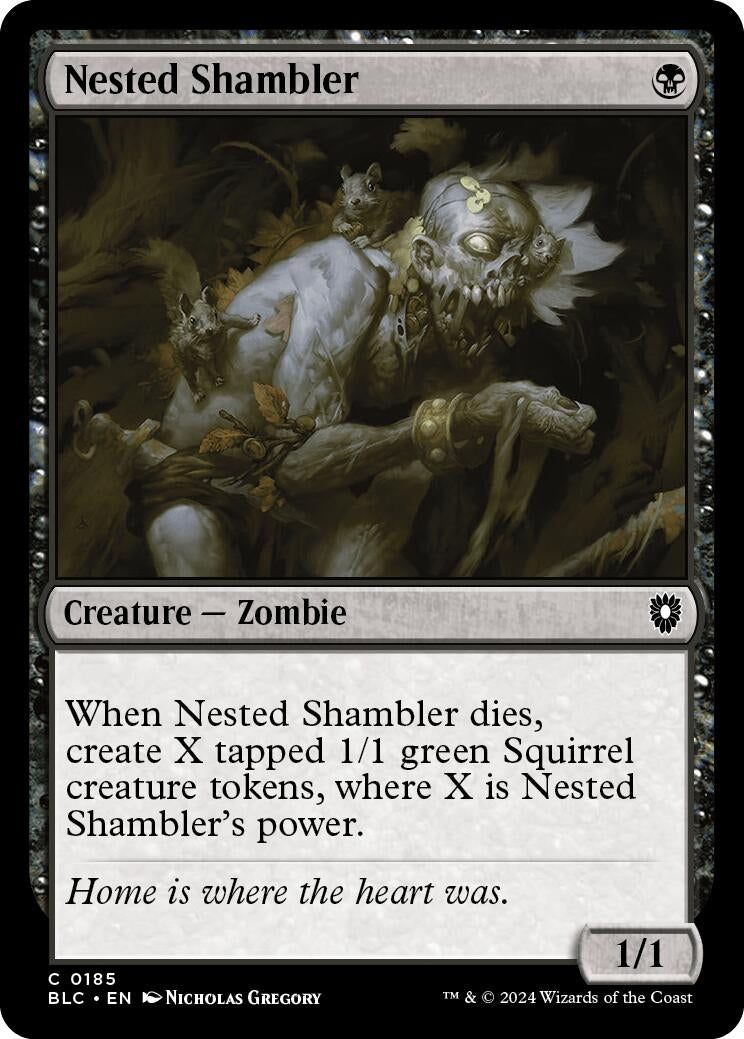Nested Shambler (185) [BLC] - MTG Single