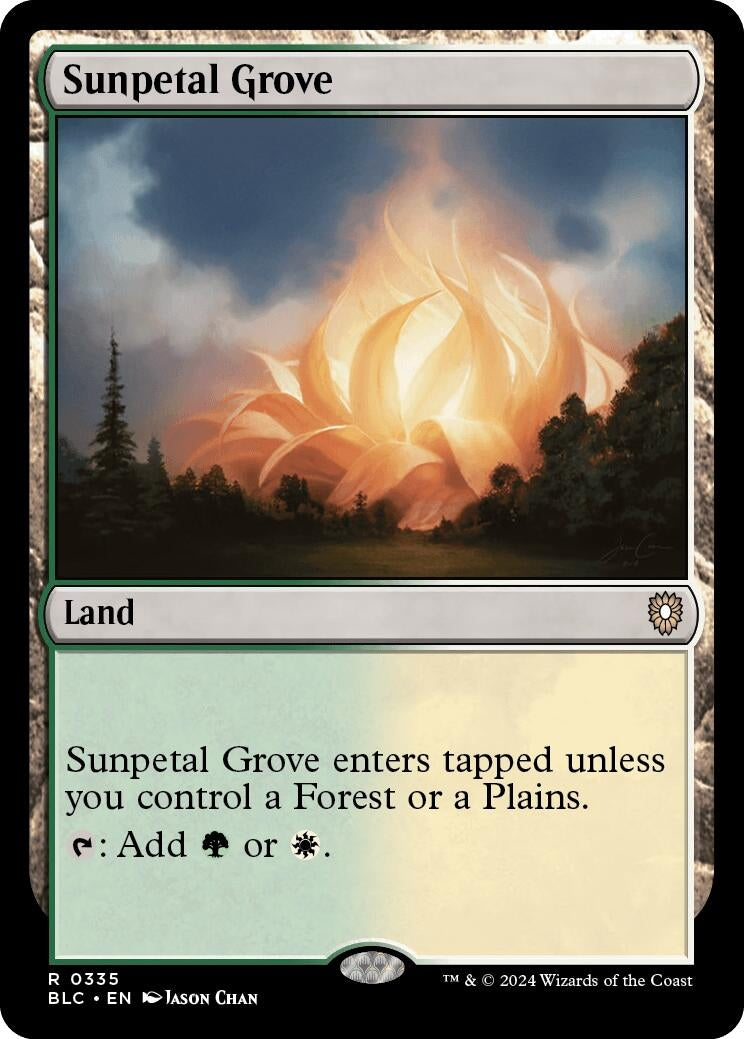 Sunpetal Grove (335) [BLC] - MTG Single
