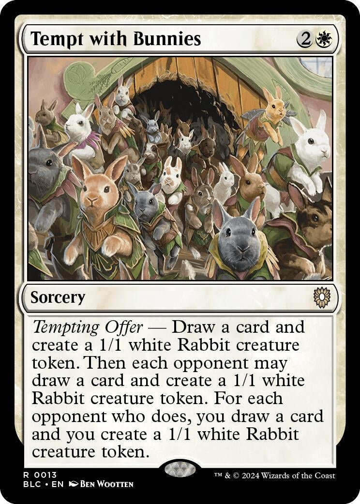 Tempt with Bunnies (13) [BLC] - MTG Single