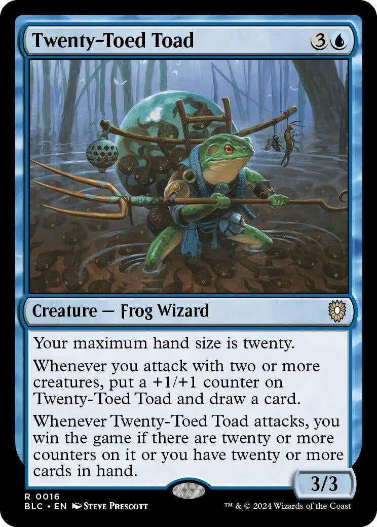 Twenty-Toed Toad (16) [BLC] - MTG Single