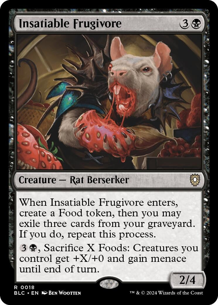 Insatiable Frugivore (18) [BLC] - MTG Single