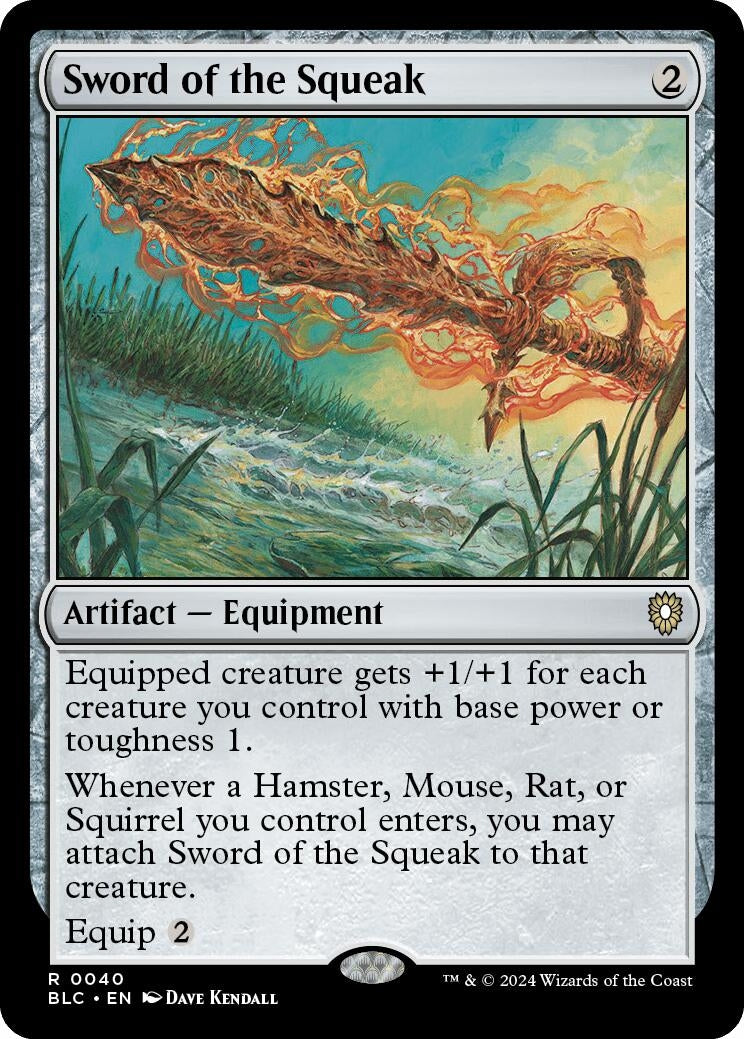 Sword of the Squeak (40) [BLC] - MTG Single