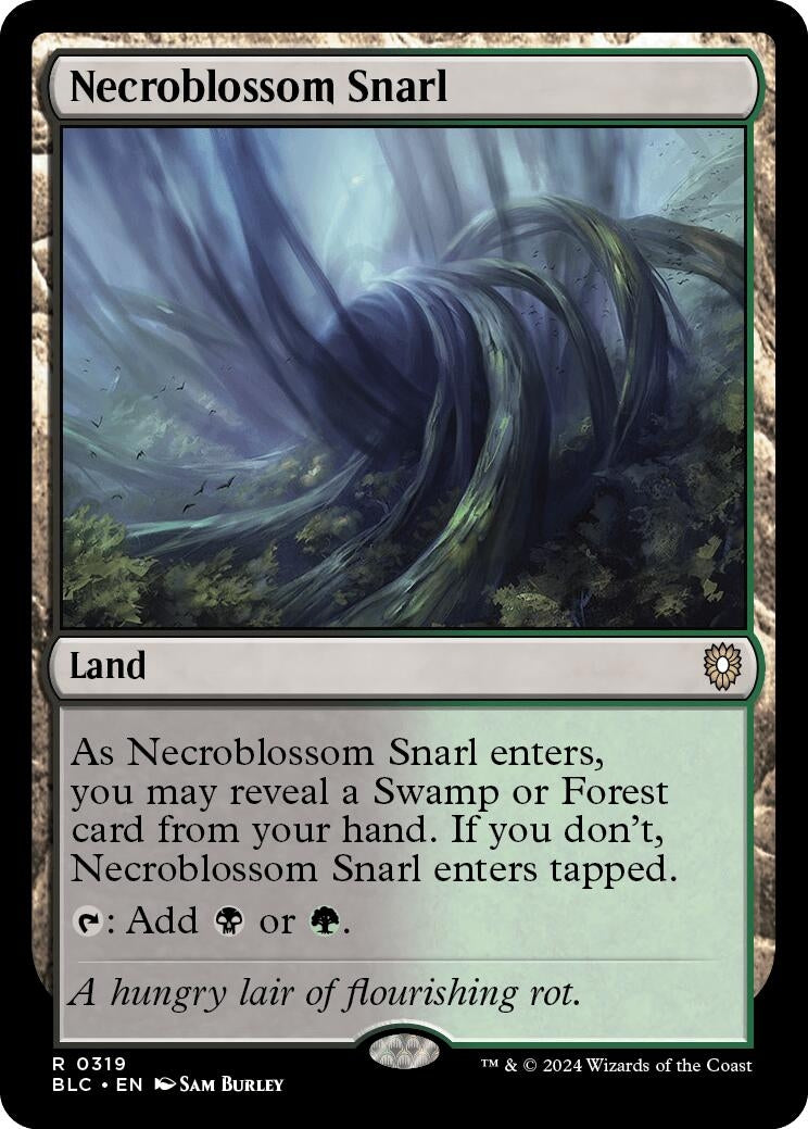 Necroblossom Snarl (319) [BLC] - MTG Single