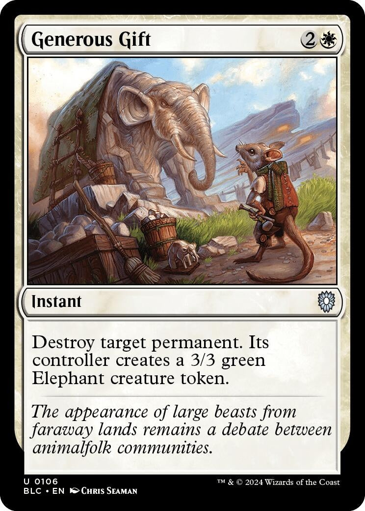 Generous Gift (106) [BLC] - MTG Single
